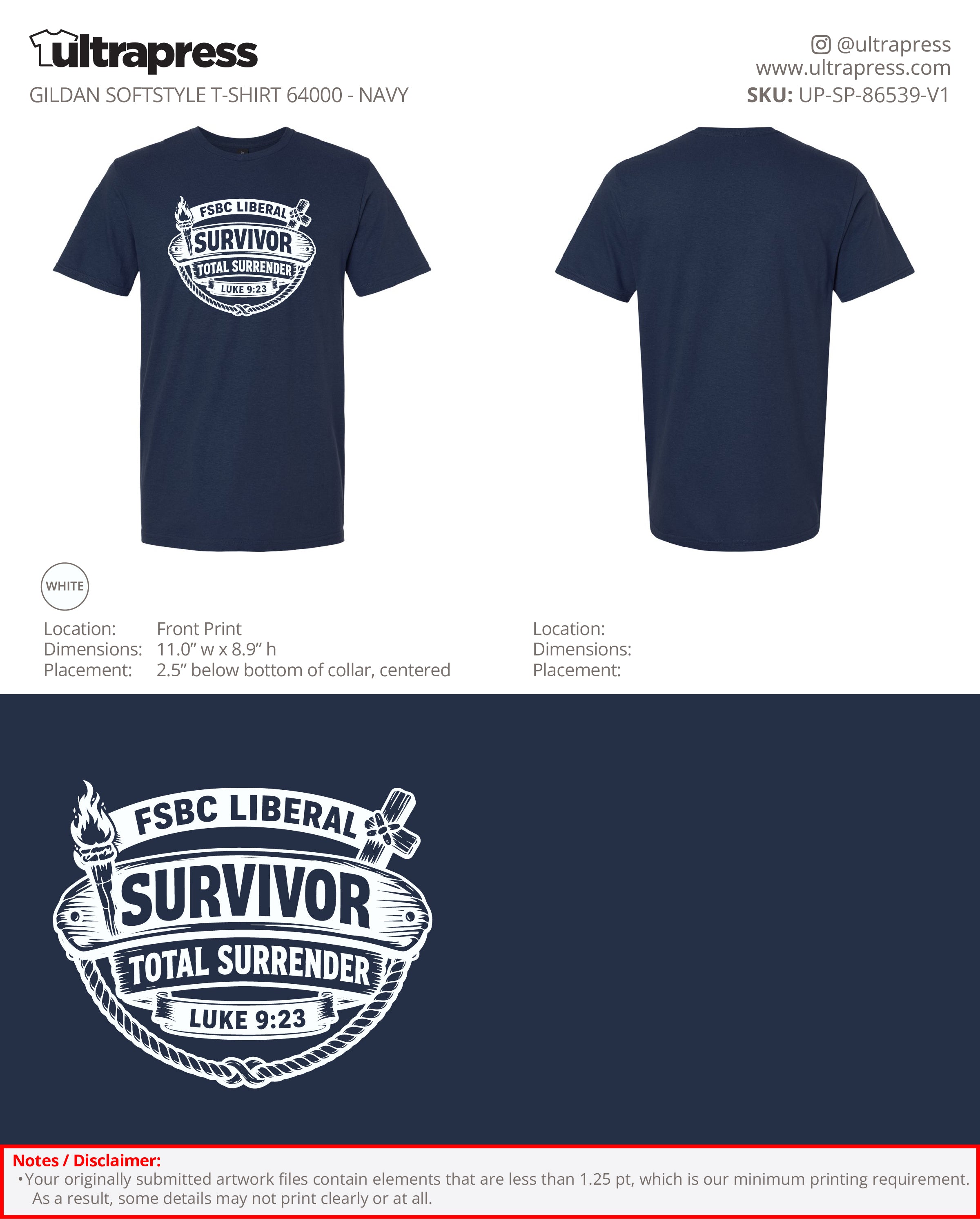 UP-SP-86539 FSBC Liberal Survivor - Andrew Puett - 100 Min Qty - Package Deal (Bulk)