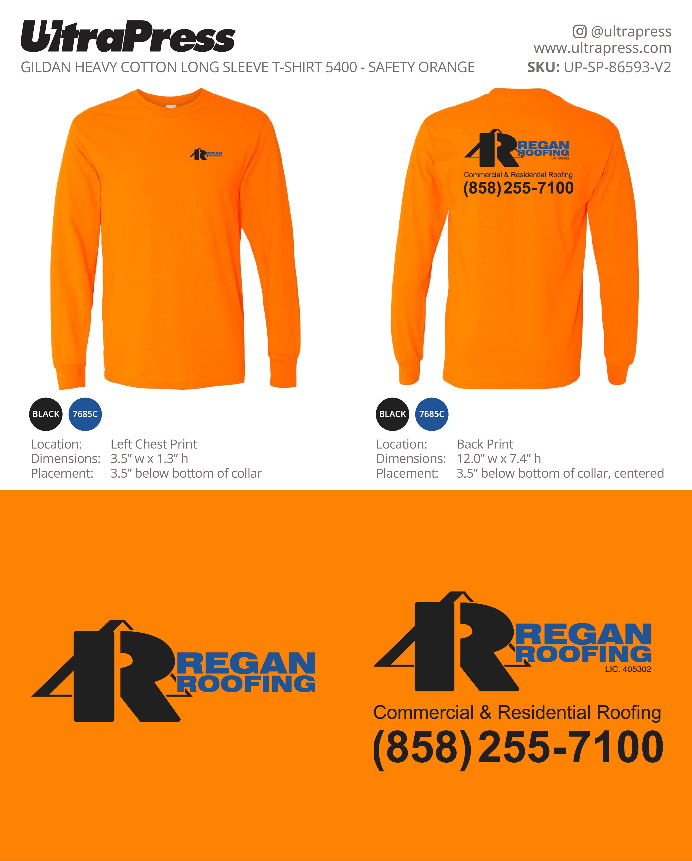 UP-SP-86593 Regan Roofing Inc. - Matt Nissenzone - 100 Min Qty - Package Deal (Bulk)
