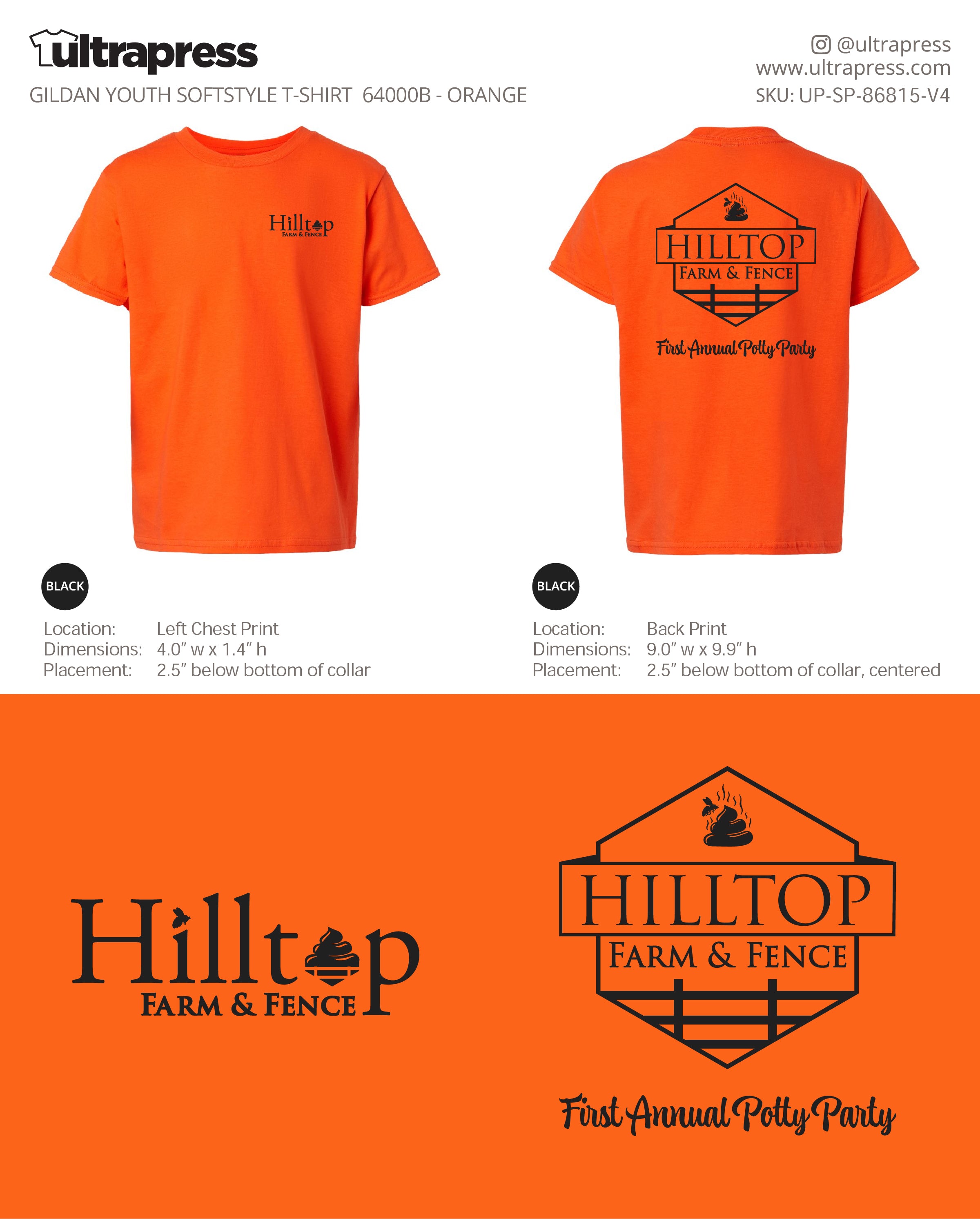 UP-SP-86815 Hilltop Farm & Fence - Bill White (YOUTH) - 50 Min Qty - Package Deal (Bulk)