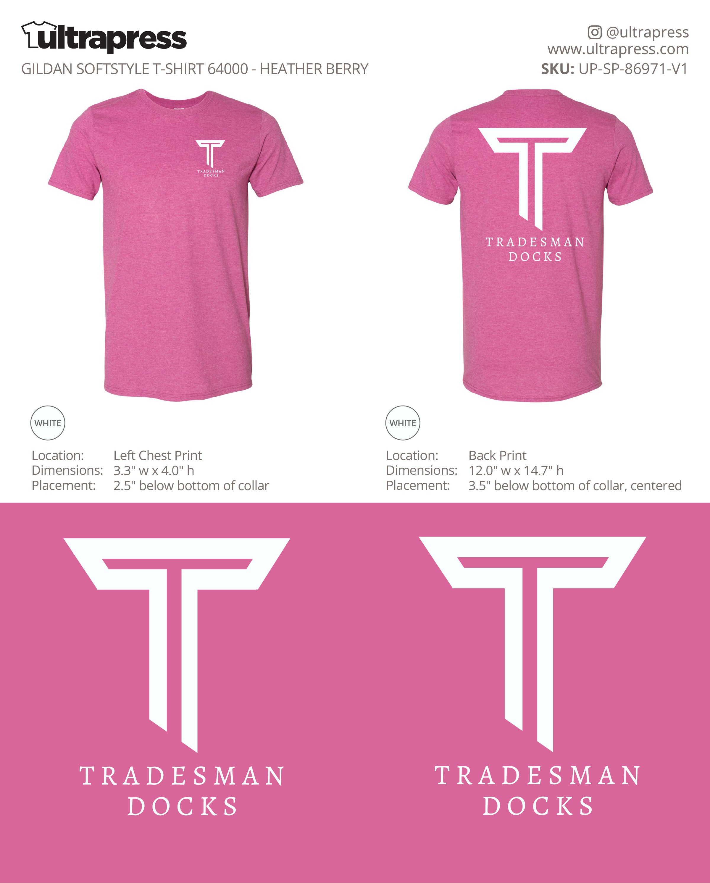 UP-SP-86971 Tradesman Docks - Ally Buchanan - 100 Min Qty - Package Deal (Bulk)