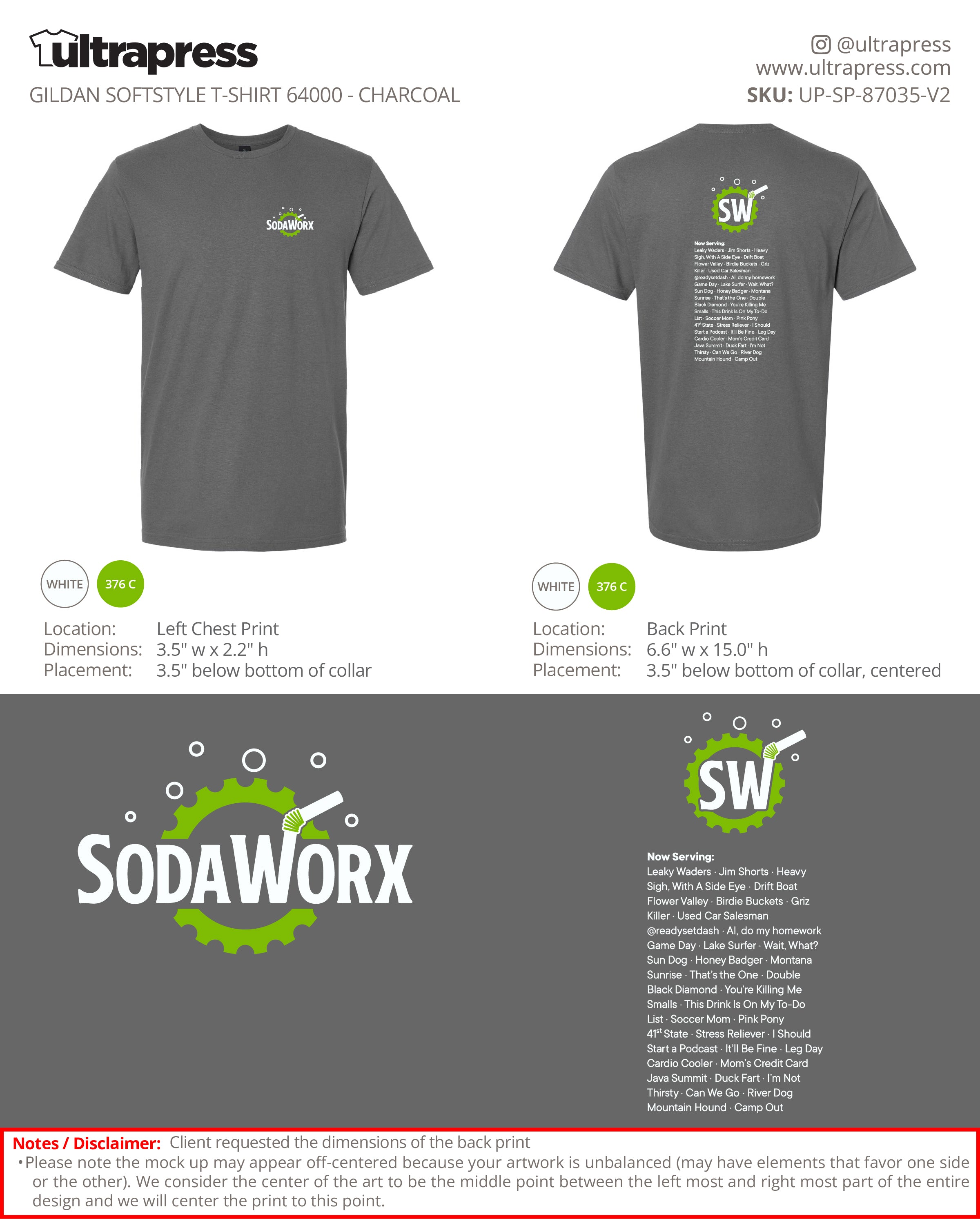 UP-SP-87035 SodaWorx - Josh Allen - 100 Min Qty - Package Deal (Bulk)
