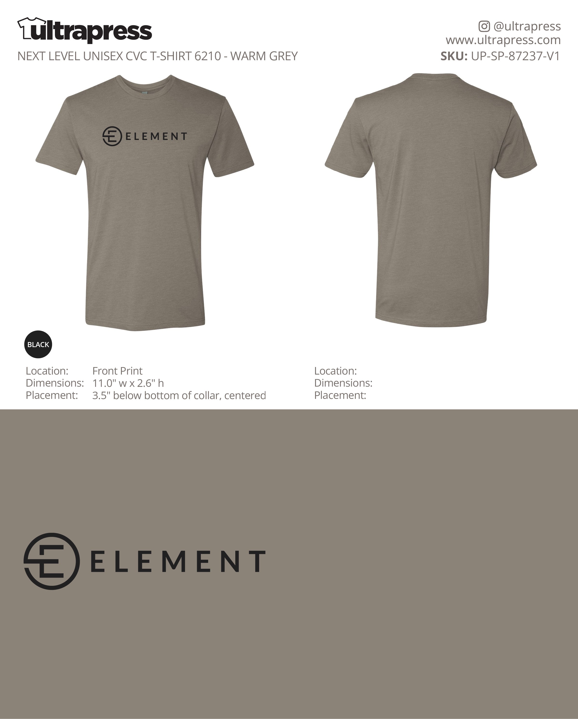UP-SP-87237 ELEMENT - Mike Krejcarek 100 Min Qty (Bulk)