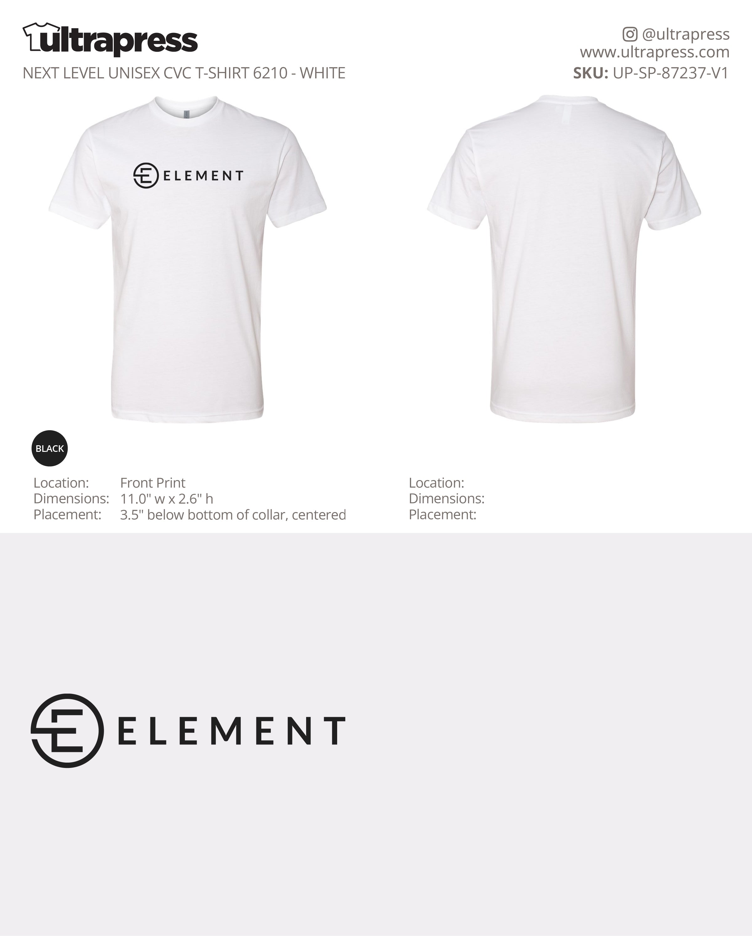 UP-SP-87237 ELEMENT - Mike Krejcarek 100 Min Qty (Bulk)