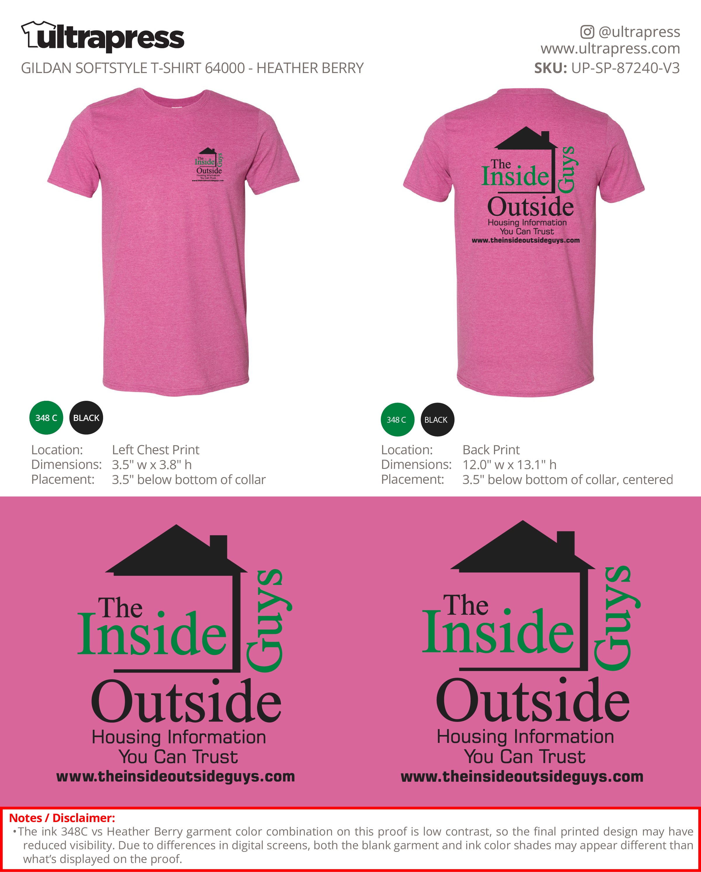 UP-SP-87240 The Inside Outside Guys - Ken Calverley 100 Pieces Package Deal (Bulk)