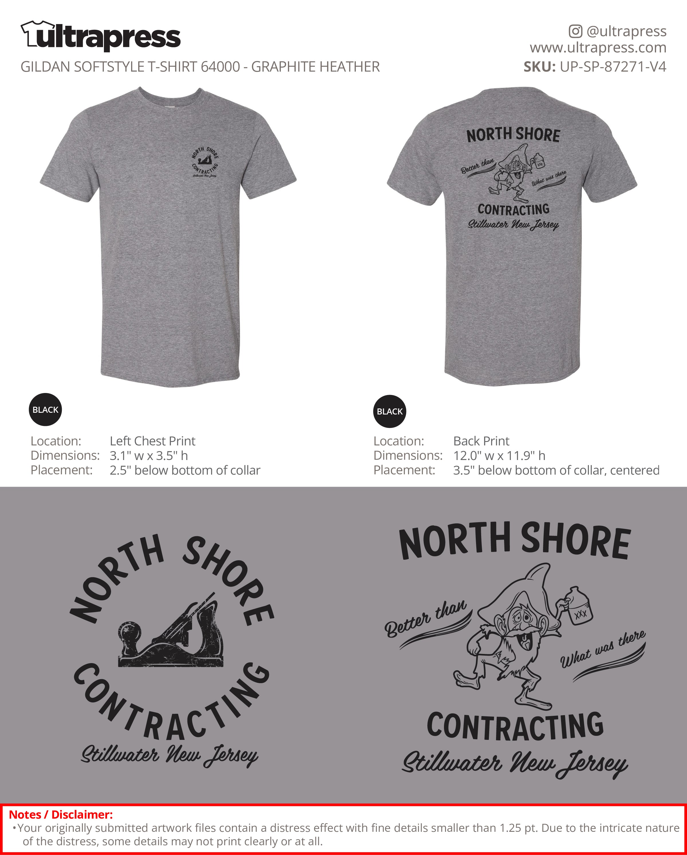 UP-SP-87271 North Shore Contracting - Frank Merentino - 100 Min Qty - Package Deal (Bulk)