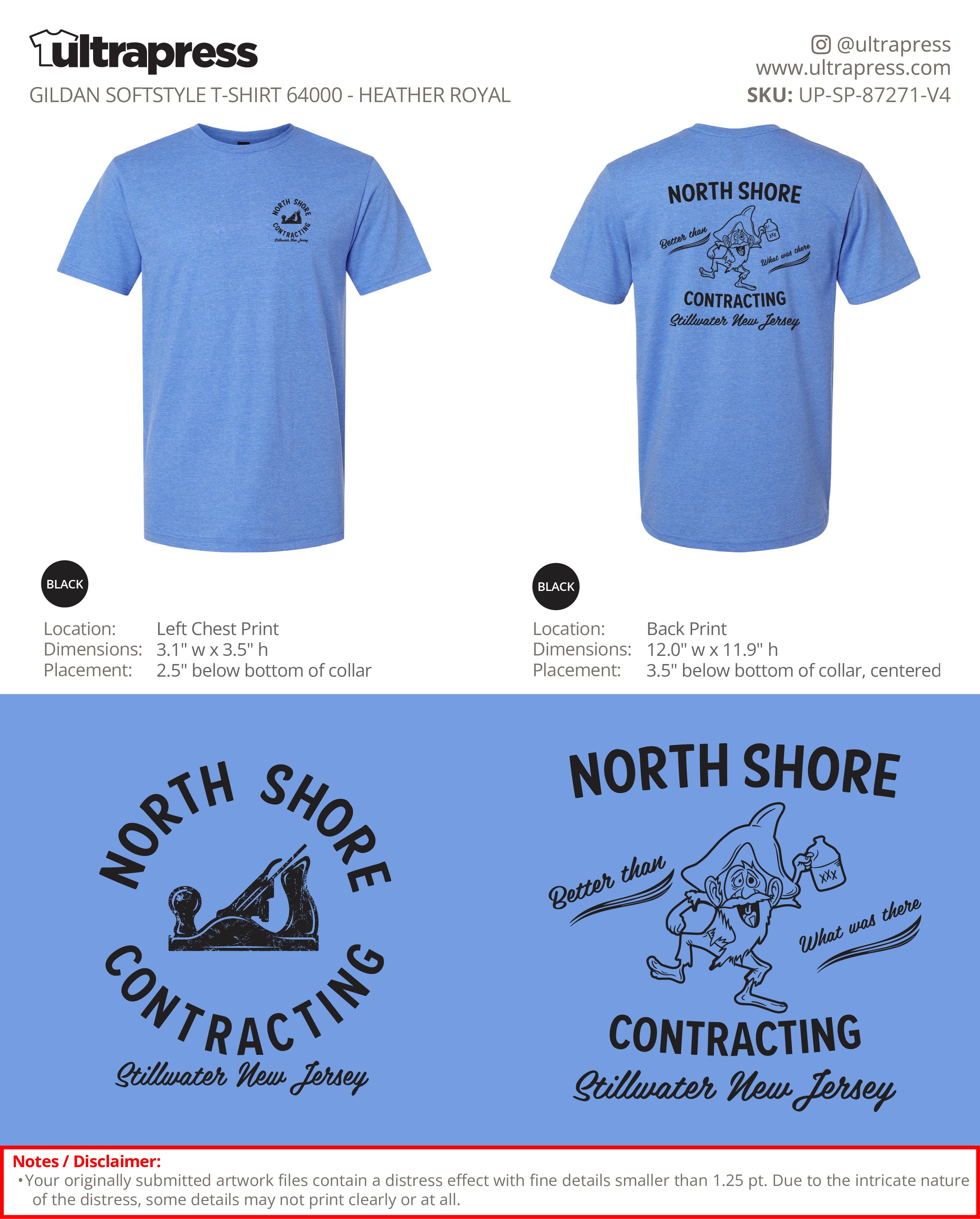 UP-SP-87271 North Shore Contracting - Frank Merentino - 100 Min Qty - Package Deal (Bulk)