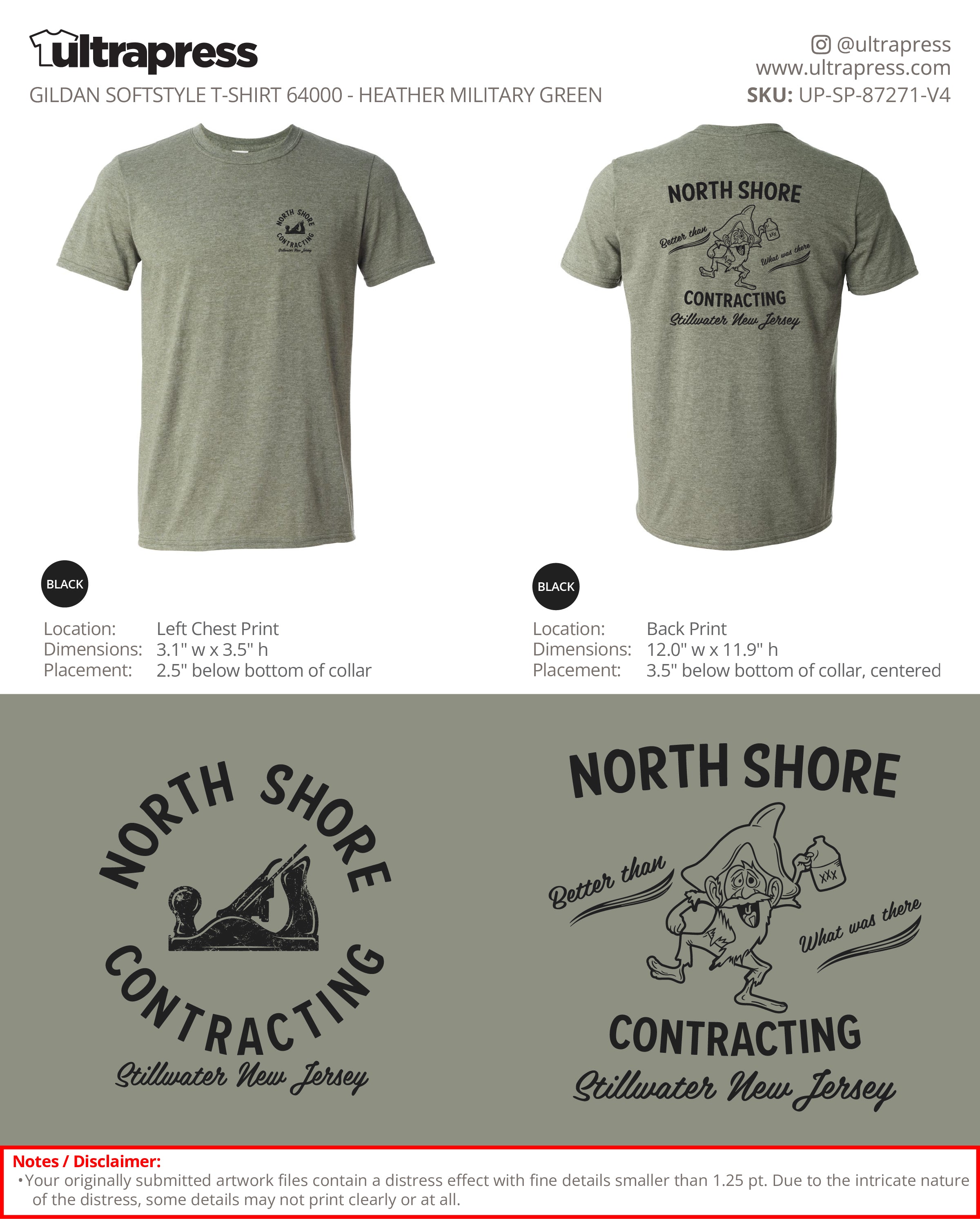 UP-SP-87271 North Shore Contracting - Frank Merentino - 100 Min Qty - Package Deal (Bulk)
