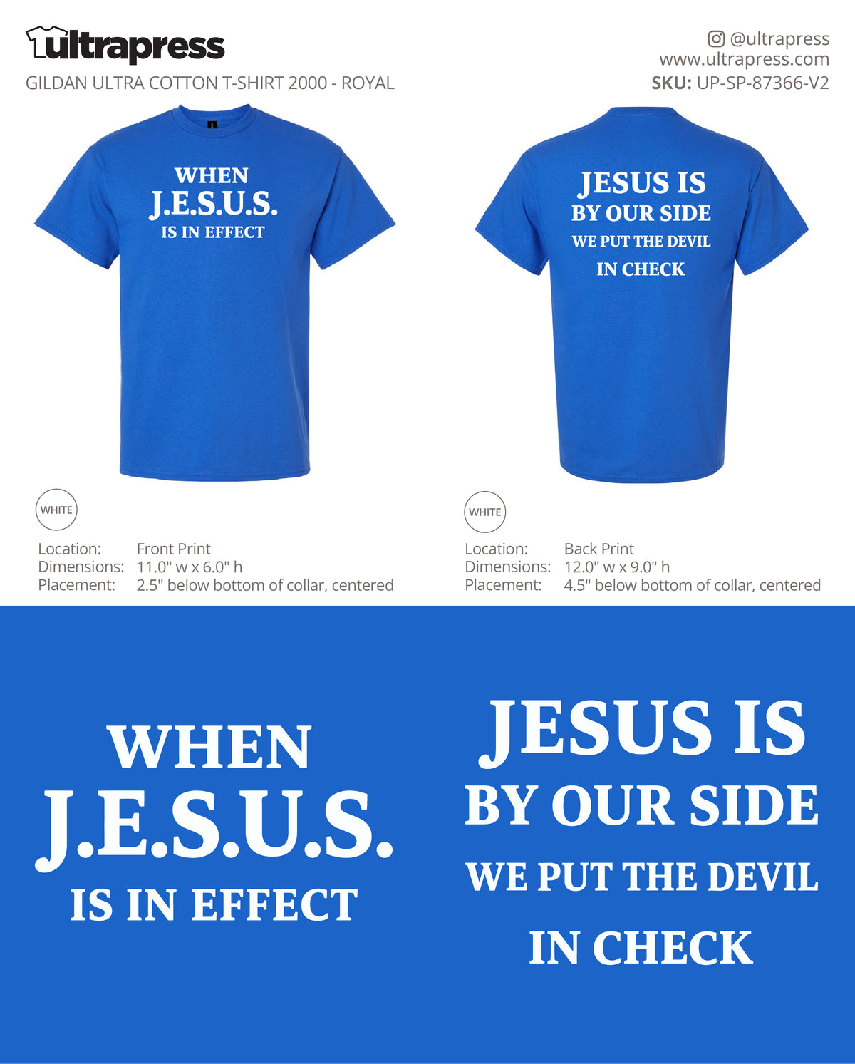 UP-SP-87366 When JESUS is in Effect - Charlie Jordan - 50 Min Qty - Package Deal (Bulk)