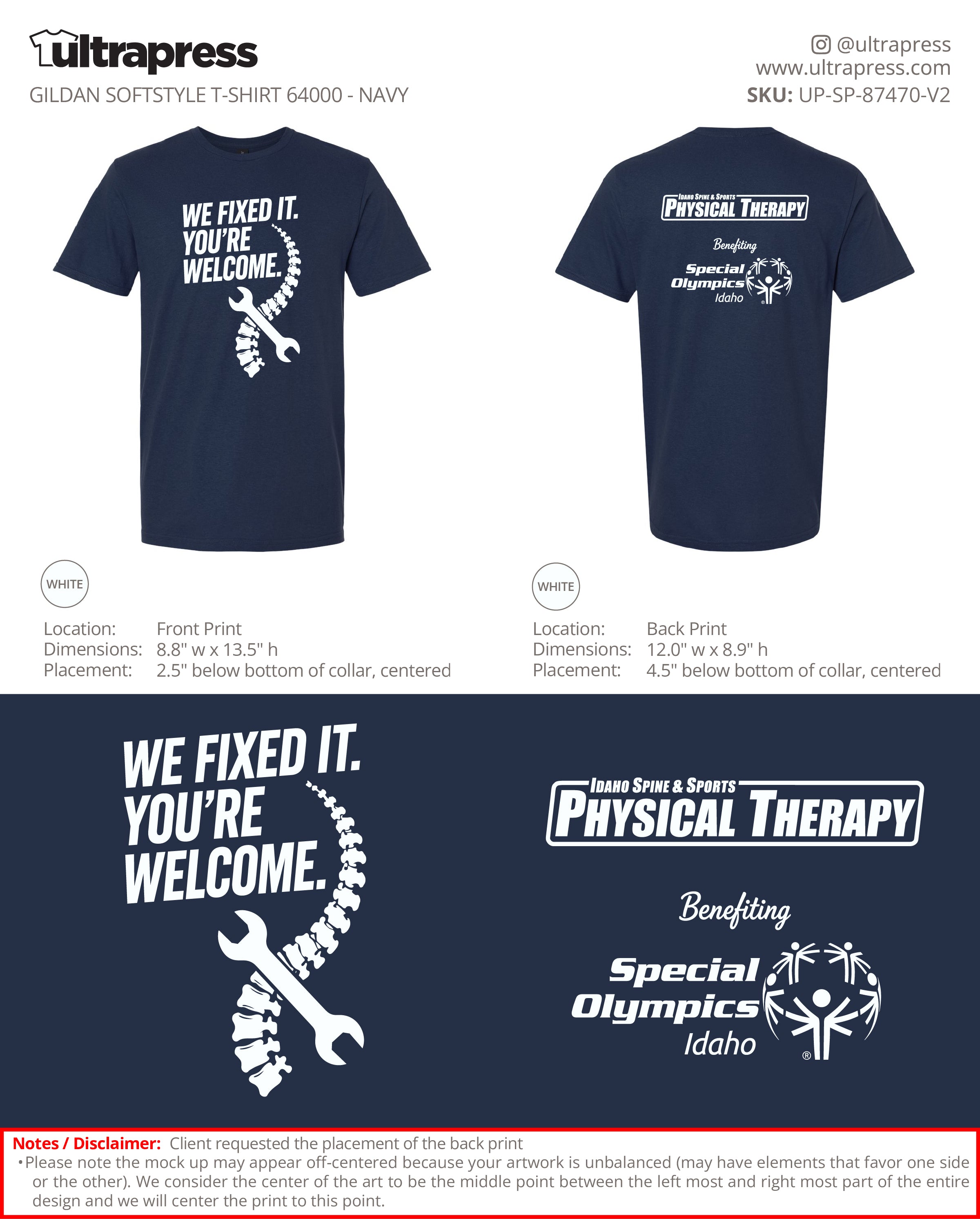 UP-SP-87470 We Fixed It. You're Welcome - Sydney Adams - 100 Min Qty - Package Deal (Bulk)
