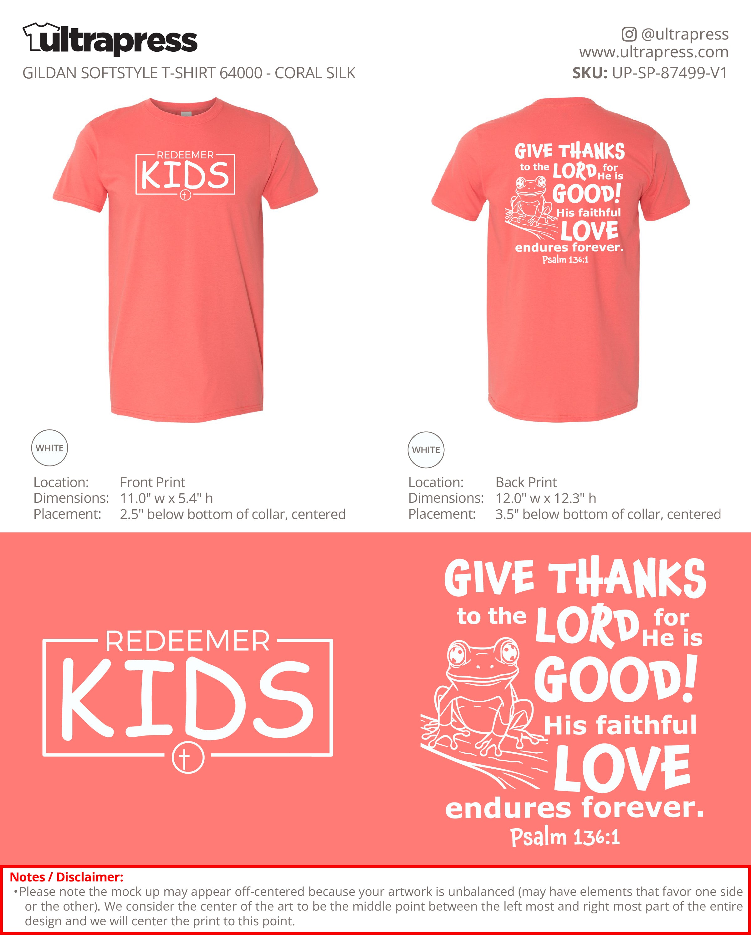 UP-SP-87499 Redeemer Kids VBS 2026 ADULT - Emily Brake - 100 Min Qty - Package Deal (Bulk)