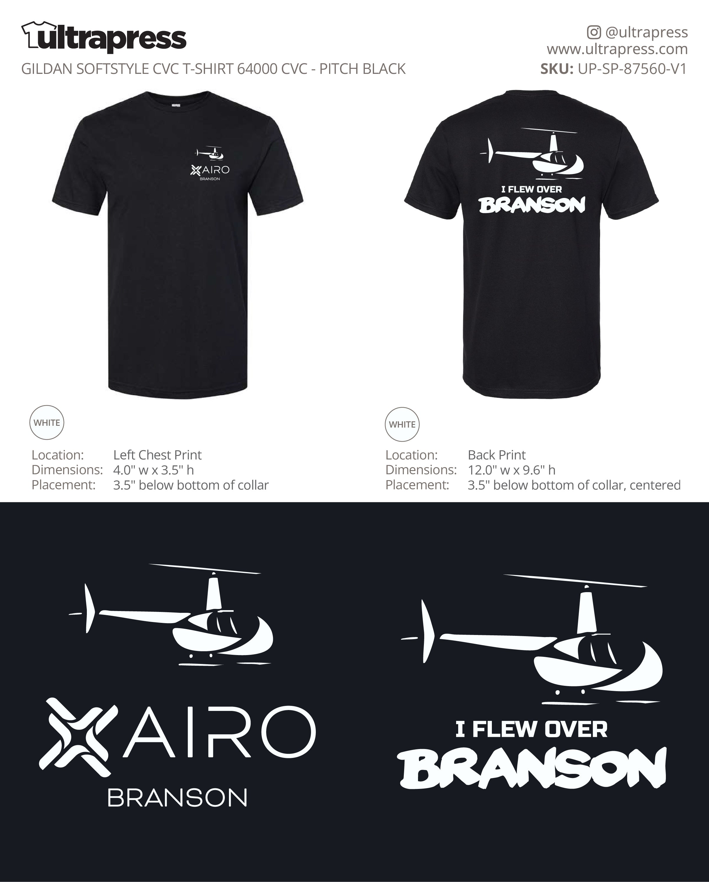 UP-SP-87560 I Flew Over Branson Airo - Camron McAhren - 100 Min Qty - Package Deal (Bulk)