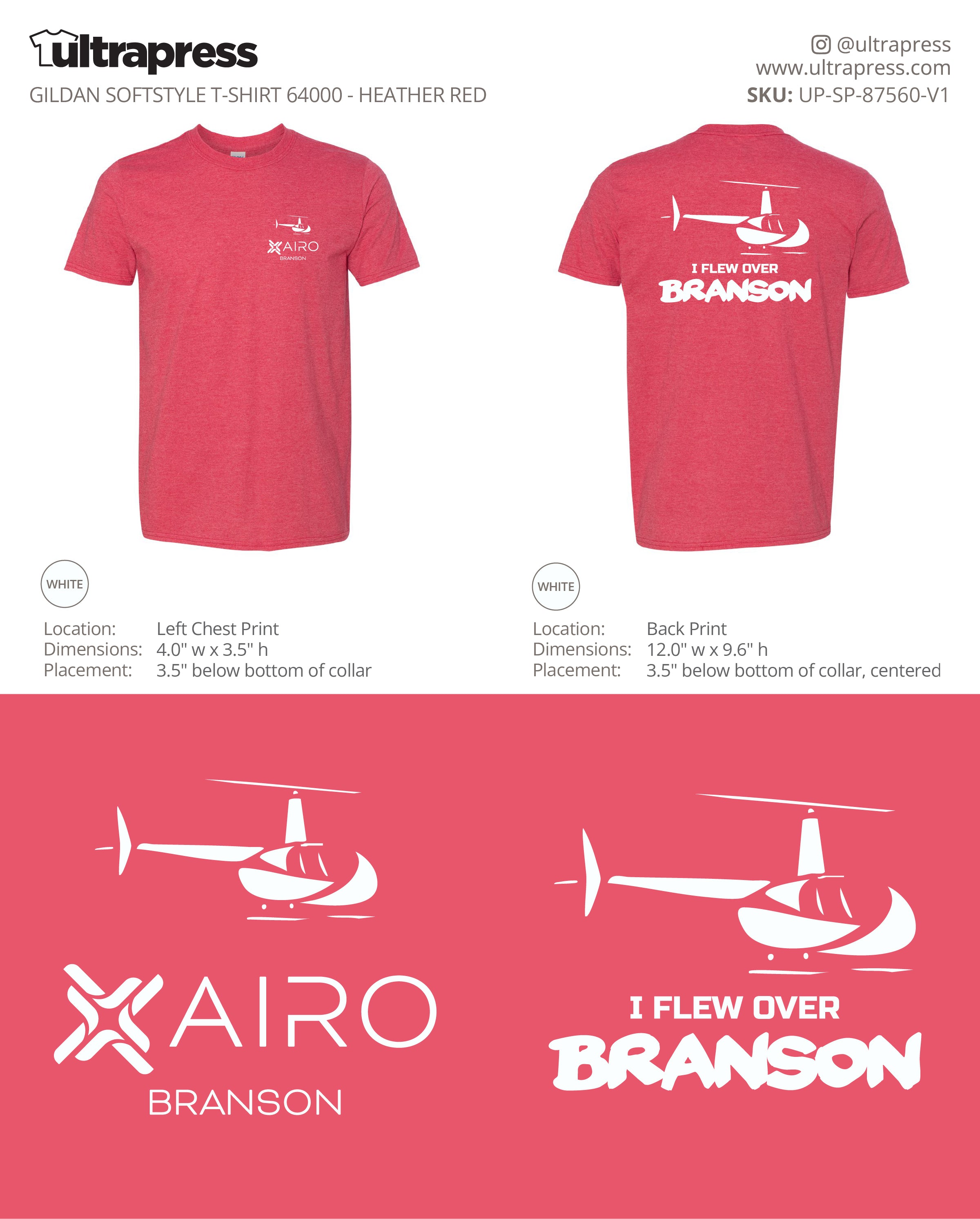 UP-SP-87560 I Flew Over Branson Airo - Camron McAhren - 100 Min Qty - Package Deal (Bulk)