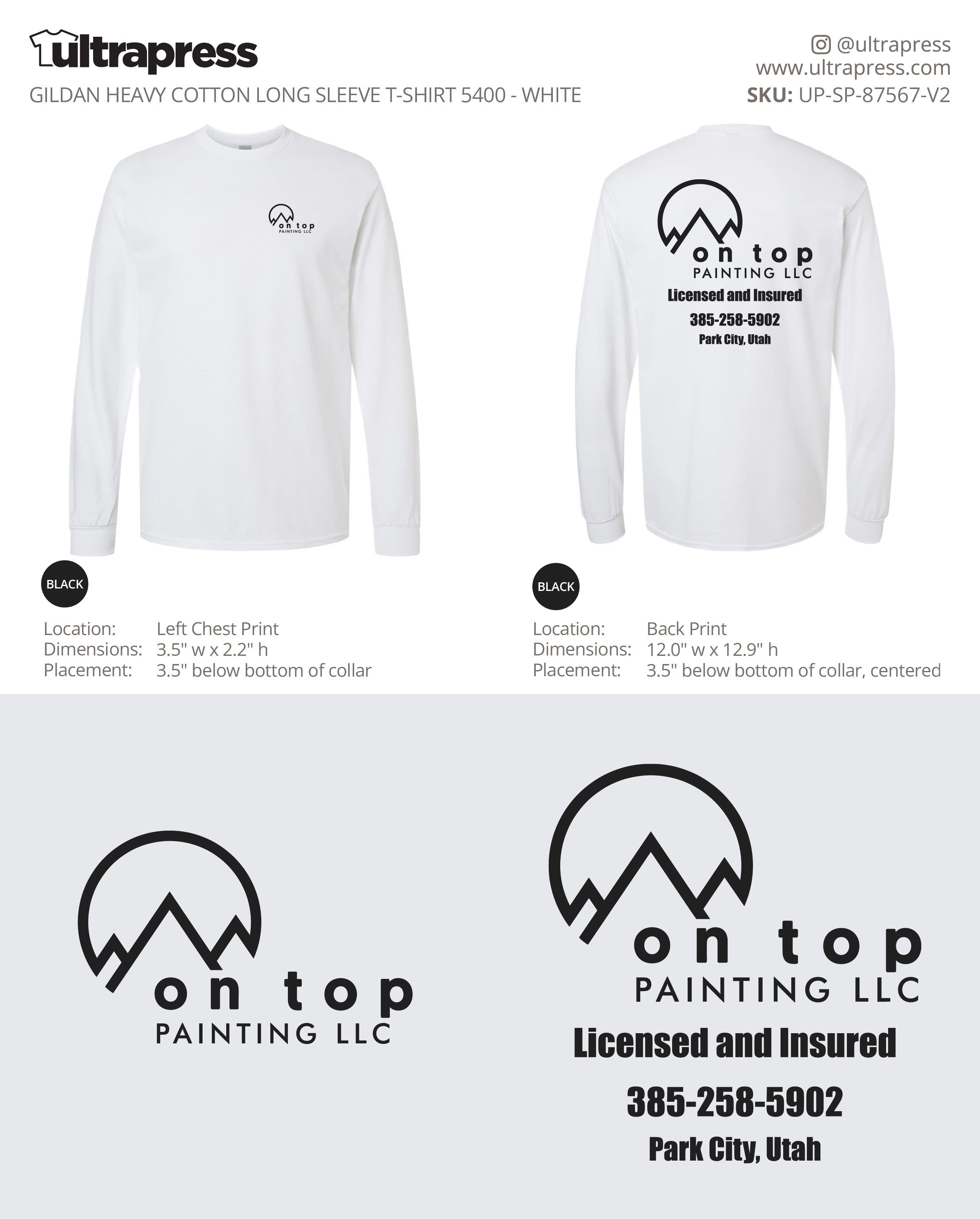 UP-SP-87567 On Top Painting LLC - Librado Guzman - 100 Min Qty - Package Deal (Bulk)