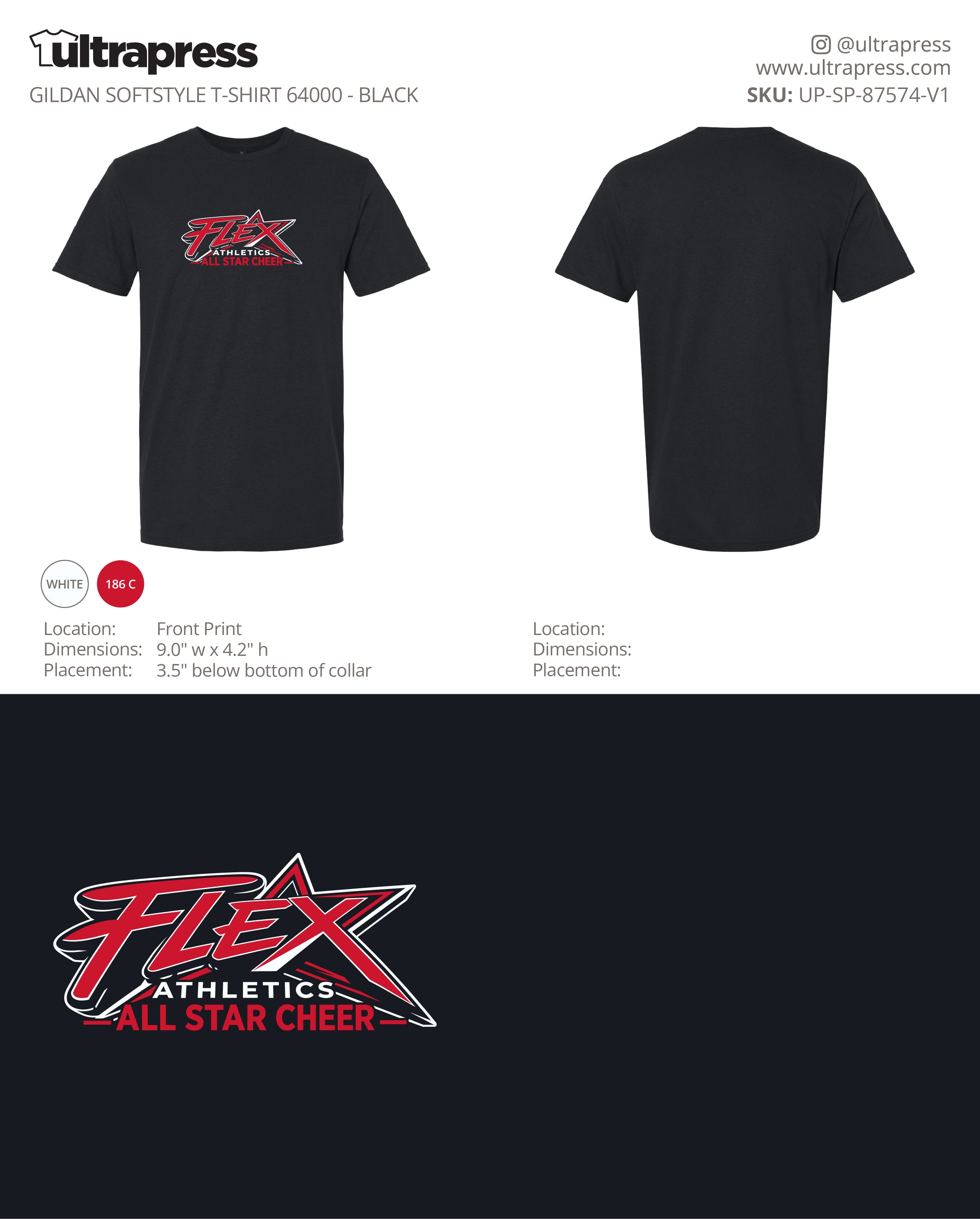 UP-SP-87574 All Star Cheer - Flex Athletics - 100 Min Qty - Package Deal (Bulk)