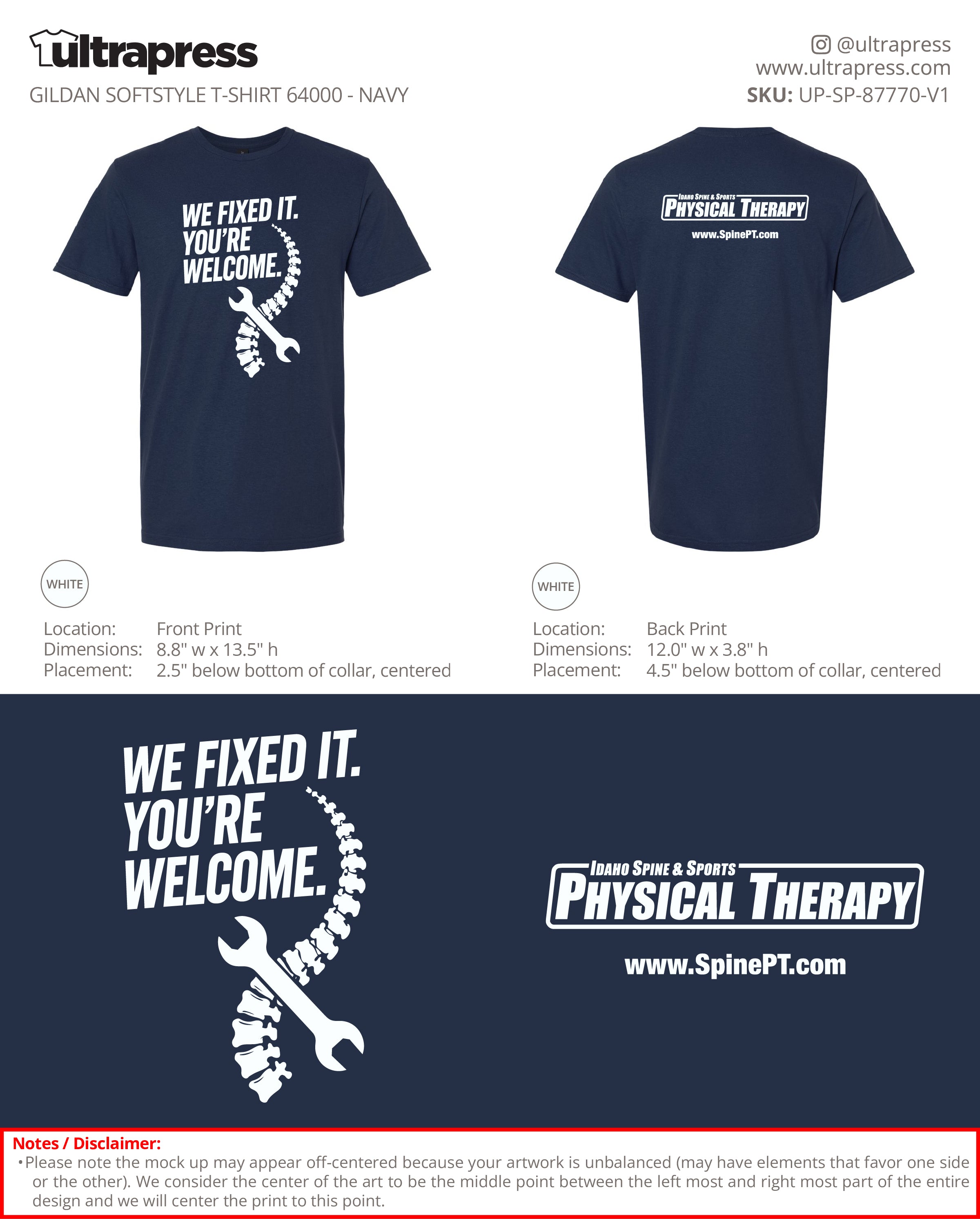 UP-SP-87770 We Fixed It. You're Welcome ISSPT - Shawna Taylor - 100 Min Qty - Package Deal (Bulk)