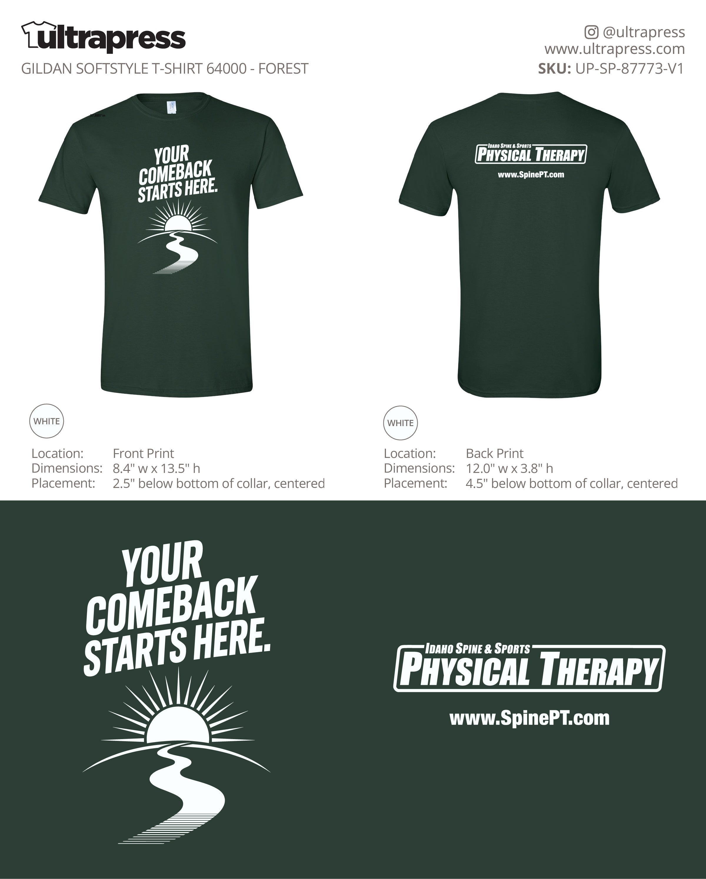 UP-SP-87773 Your Comeback Starts Here ISSPT - Shawna Taylor - 100 Min Qty - Package Deal (Bulk)