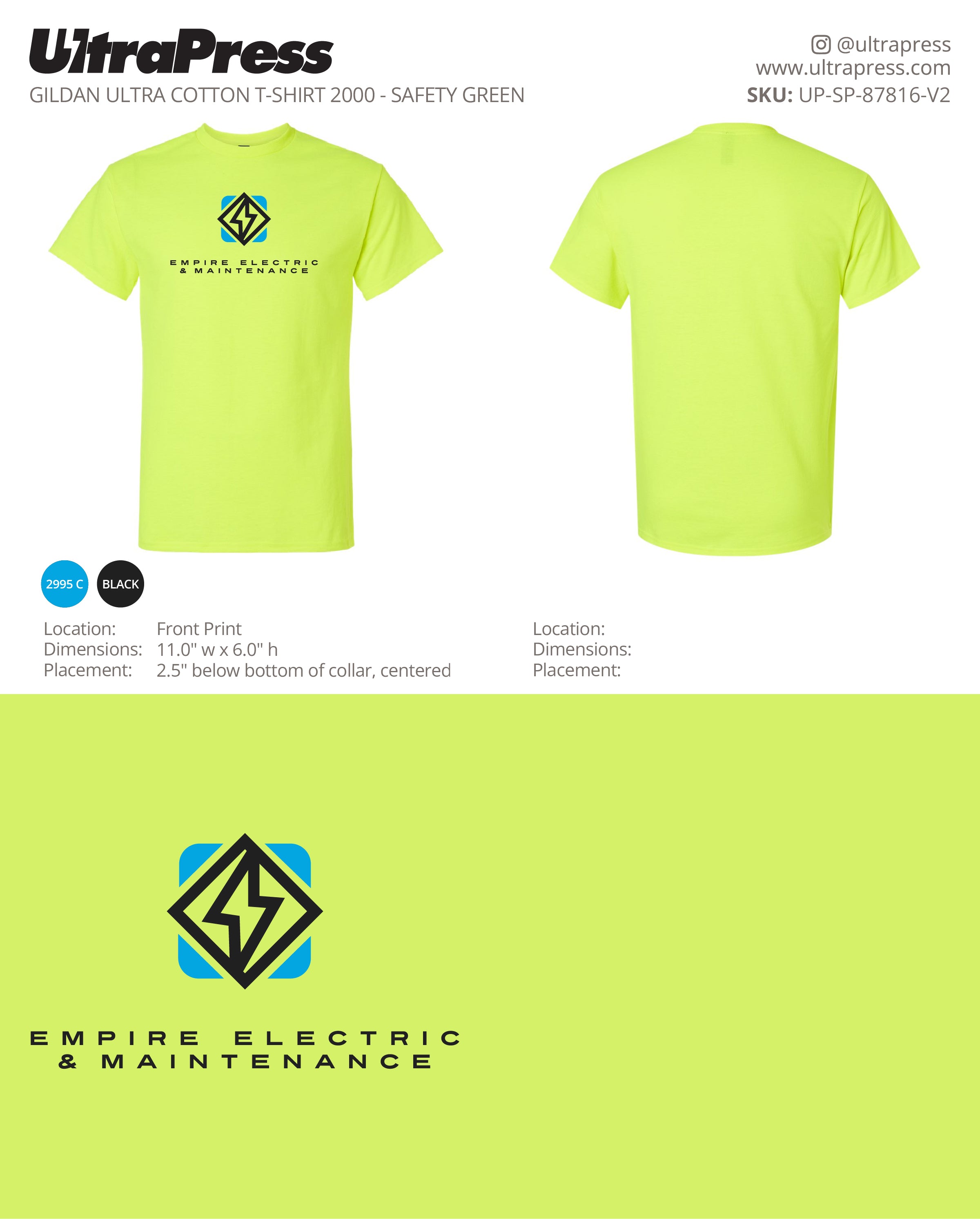 UP-SP-87816 Empire Electric & Maintenance - Patrick DiLollo 50 Min Qty (Bulk)