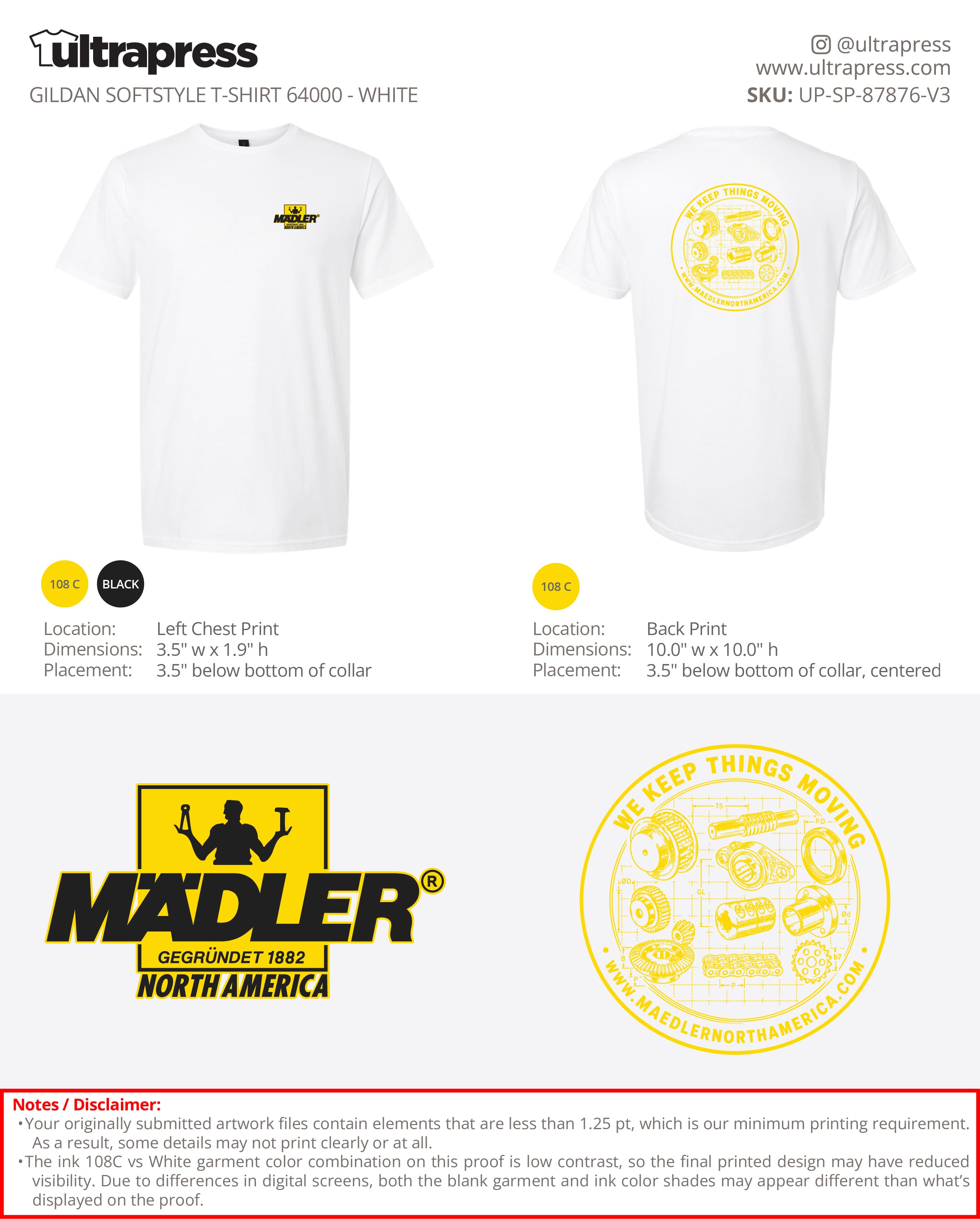 UP-SP-87876 Madler - Max Frank - 100 Min Qty - Package Deal (Bulk)