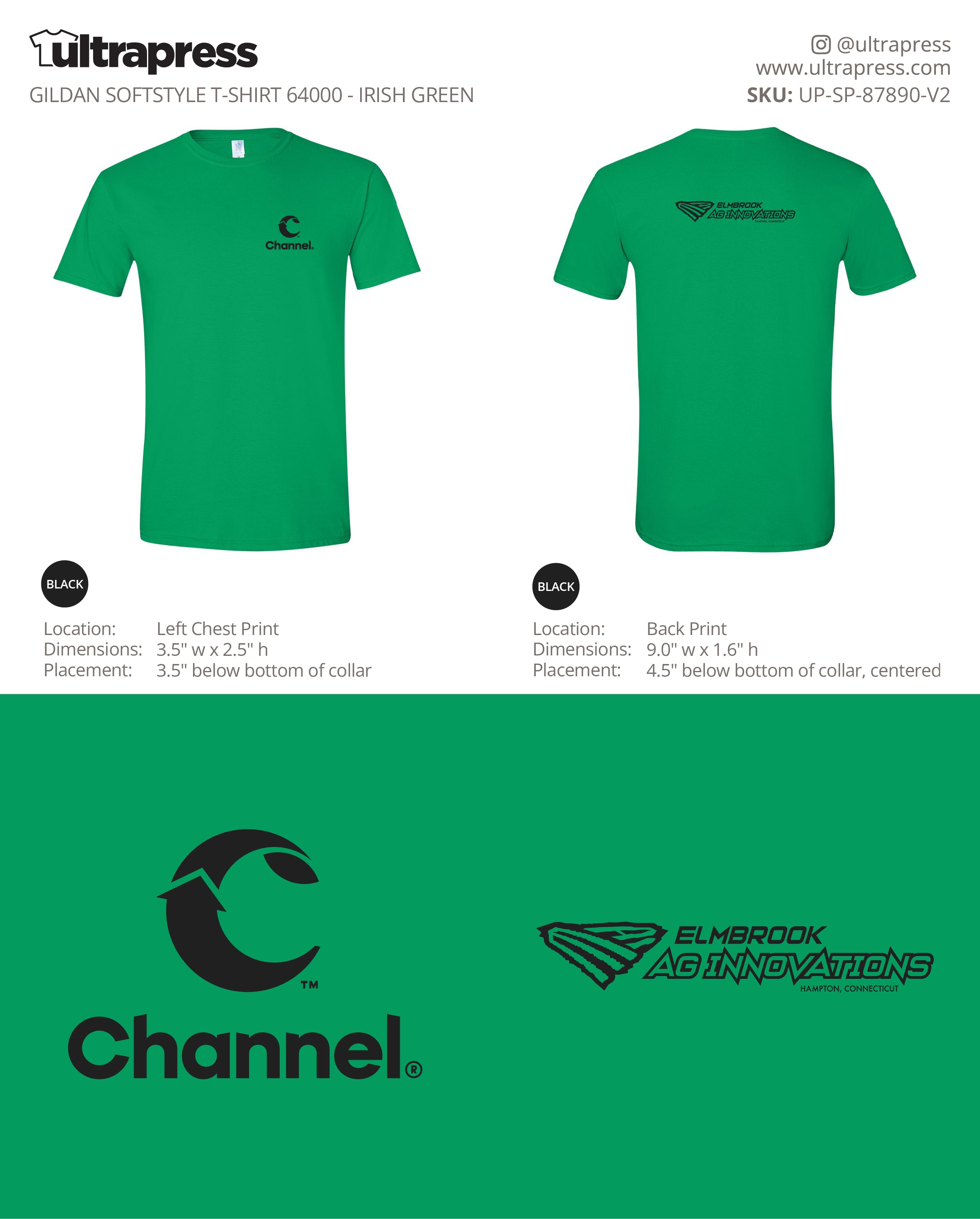 UP-SP-87890 Elmbrook Ag Innovations (Black Logo) - Diane Christadore - 50 Min Qty - Package Deal (Bulk)
