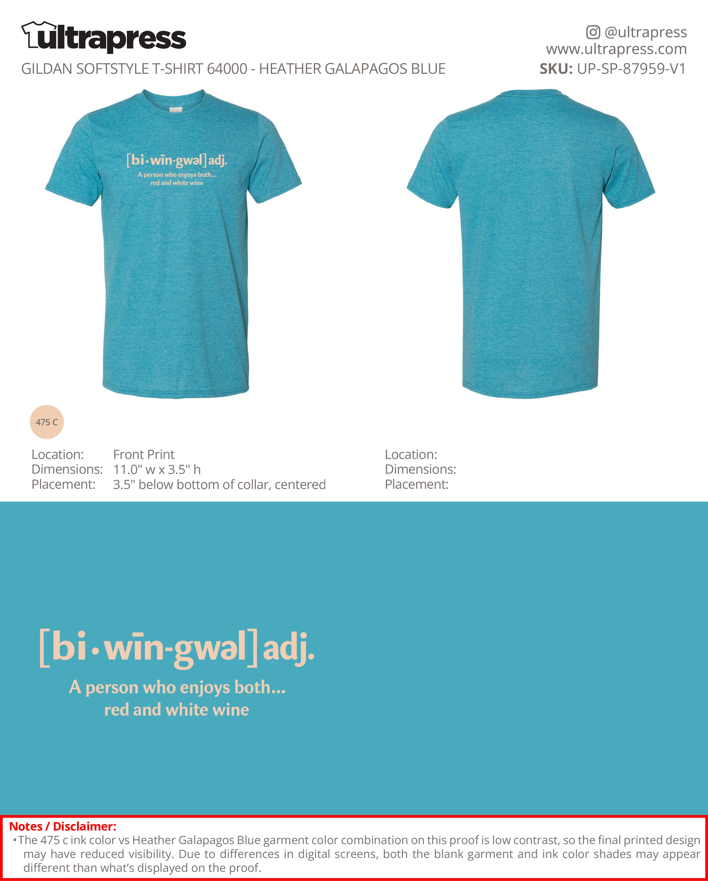 UP-SP-87959 bi-win-gwal - Shawn Metcalf - 100 Min Qty - Package Deal (Bulk)