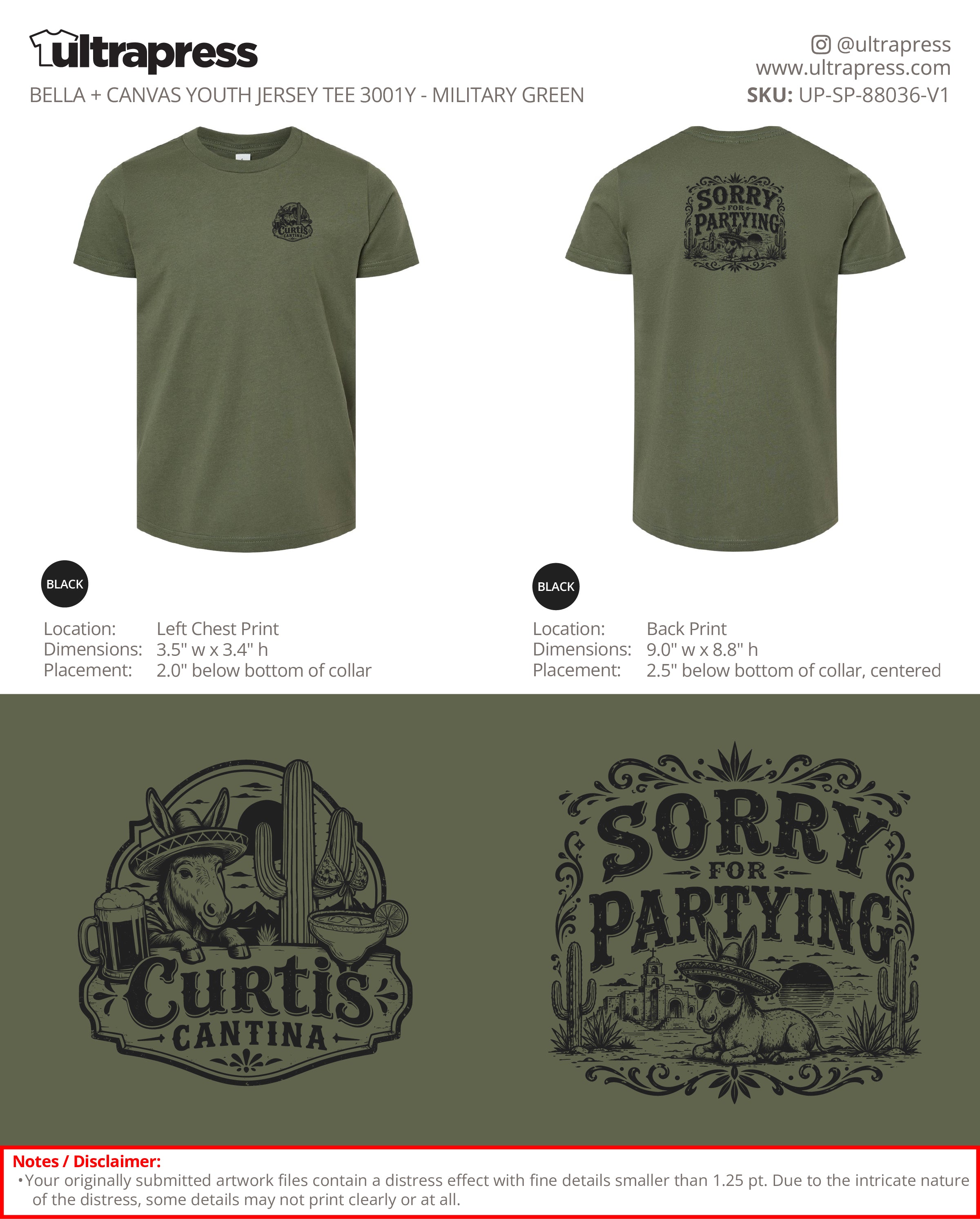UP-SP-88036 Curtis Cantina (YOUTH) - Colton Curtis 24 Min Qty (Bulk)