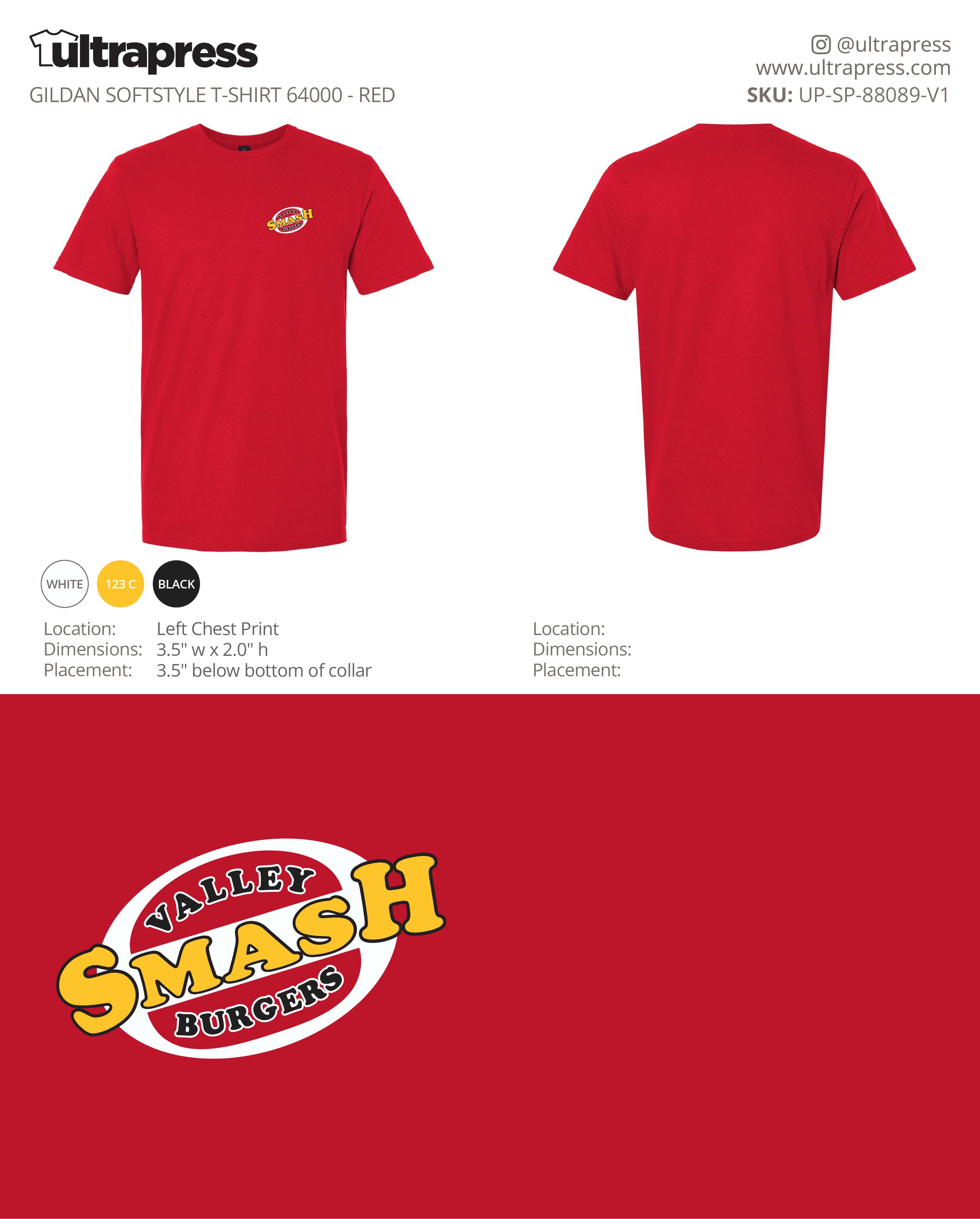 UP-SP-88089 Valley Smash Burgers - Carlo - 100 Min Qty - Package Deal (Bulk)