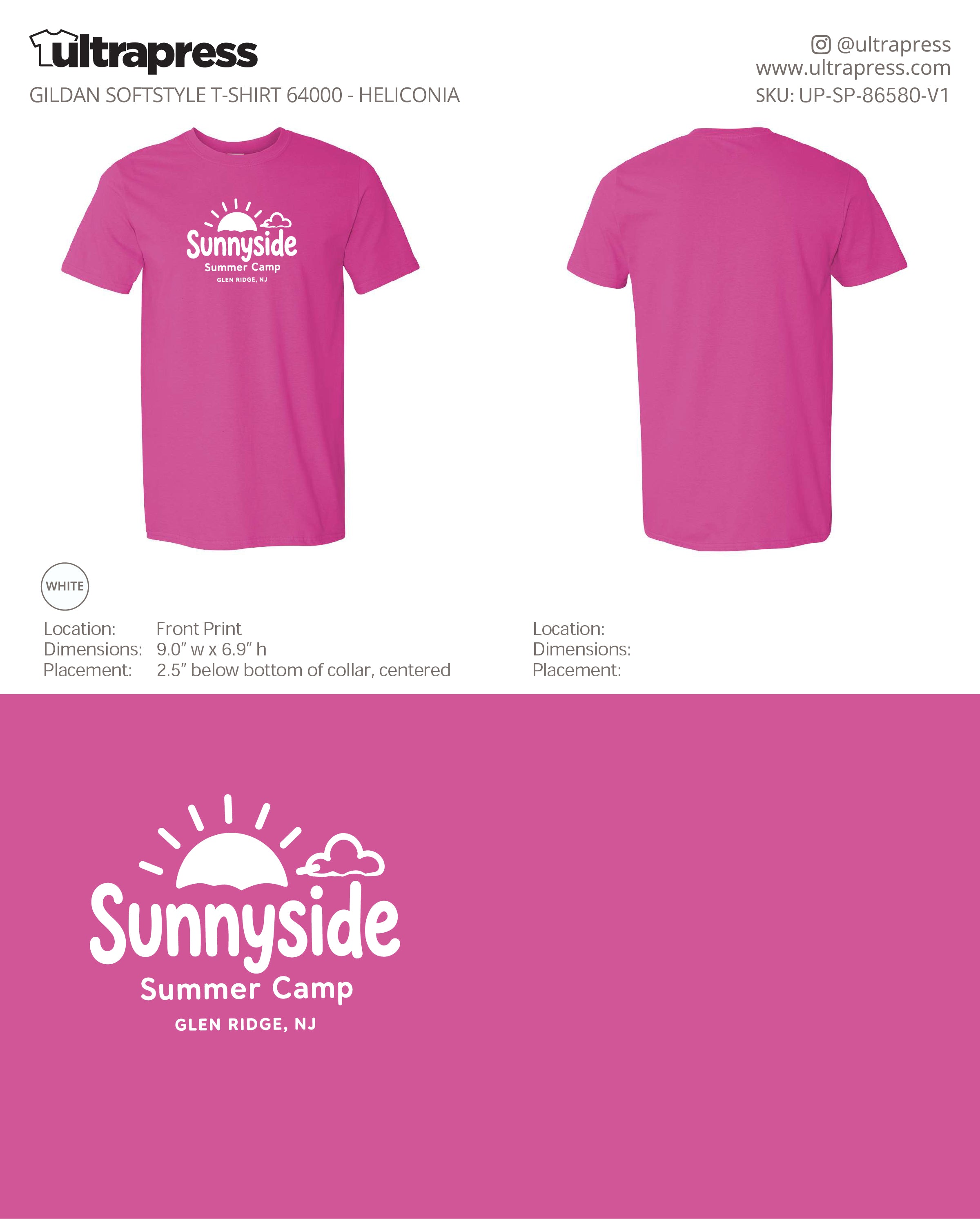 UP-SP-86580 Sunnyside Summer Camp - Julia Singh - 100 Min Qty - Package Deal (Bulk)