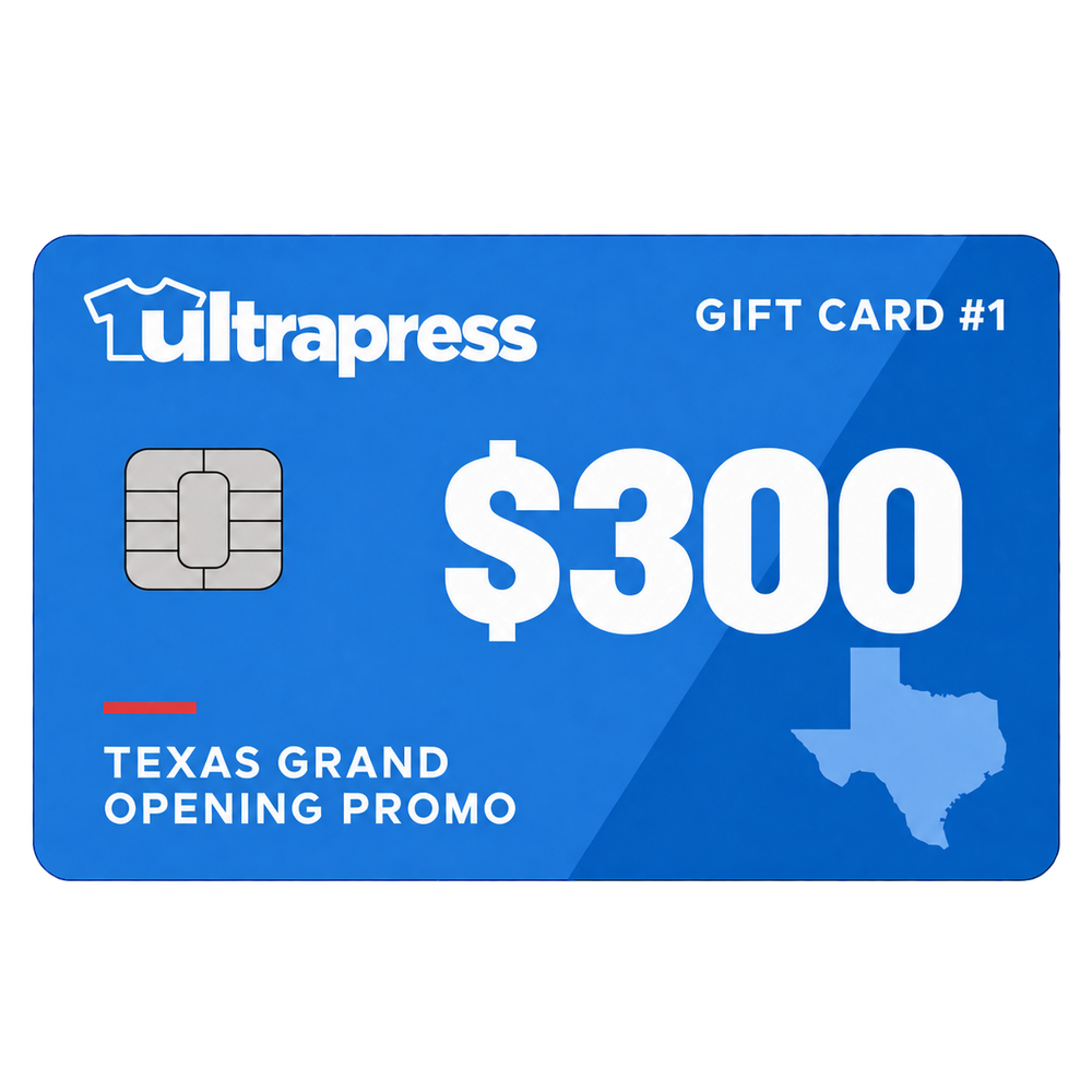GIFT CARD #1: $300 in UltraPress gift-card credit