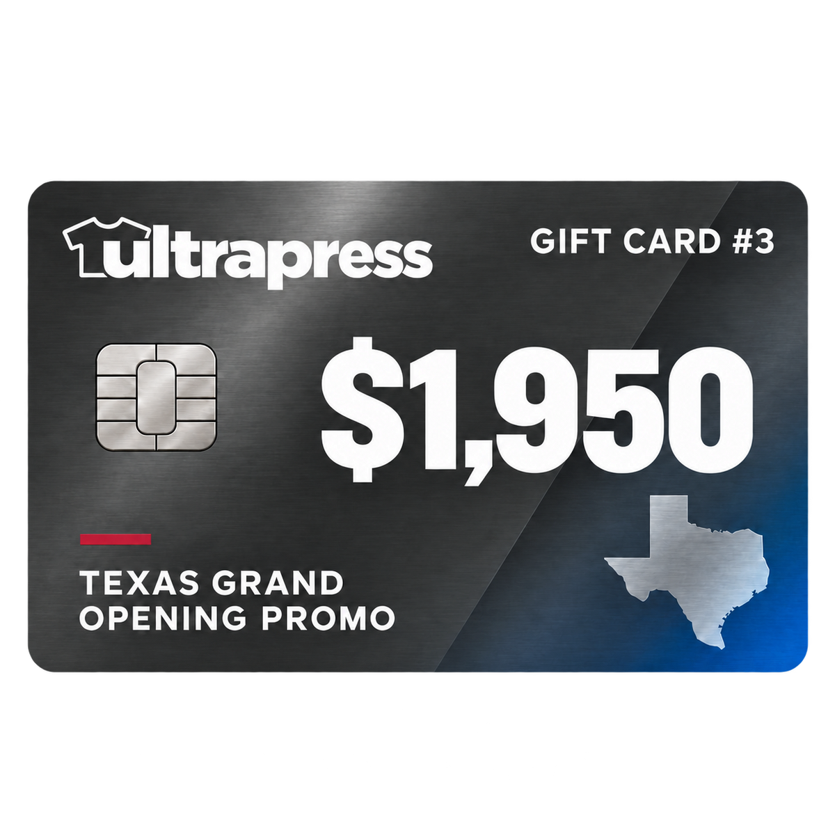 GIFT CARD #3 - $1,950 (Active 10/30/26)