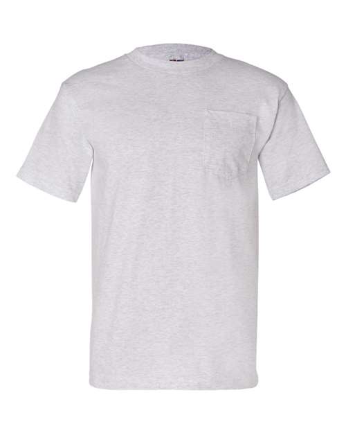 USA-Made Short Sleeve T-Shirt with a Pocket - 7100