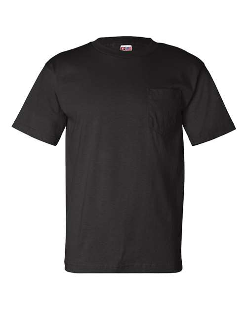 USA-Made Short Sleeve T-Shirt with a Pocket - 7100