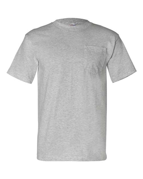 USA-Made Short Sleeve T-Shirt with a Pocket - 7100