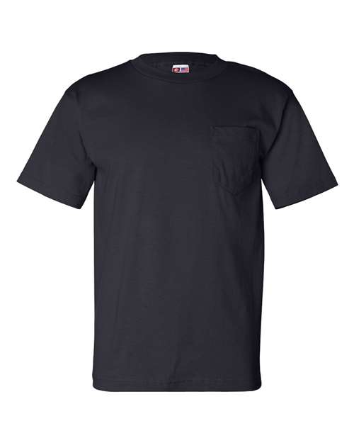 USA-Made Short Sleeve T-Shirt with a Pocket - 7100