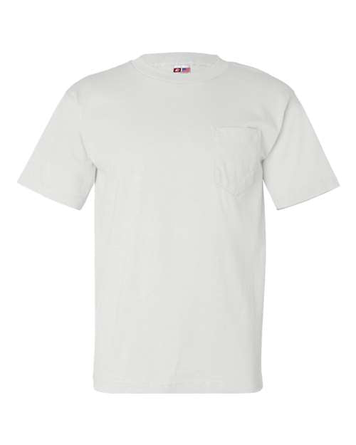 USA-Made Short Sleeve T-Shirt with a Pocket - 7100