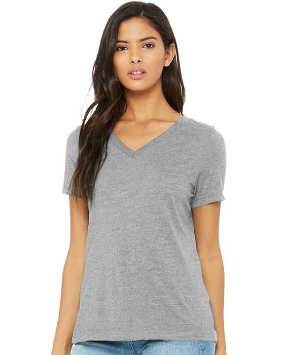 Women’s Relaxed Jersey V-Neck Tee - 6405