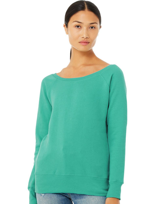 Women’s Sponge Fleece Wide Neck Sweatshirt - 7501