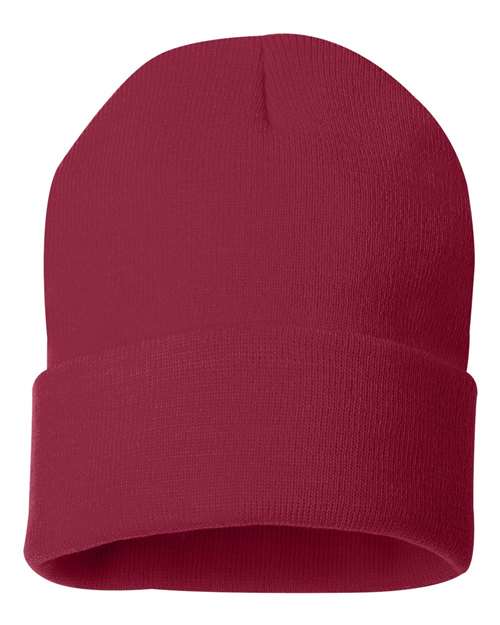 Solid 12" Cuffed Beanie - SP12