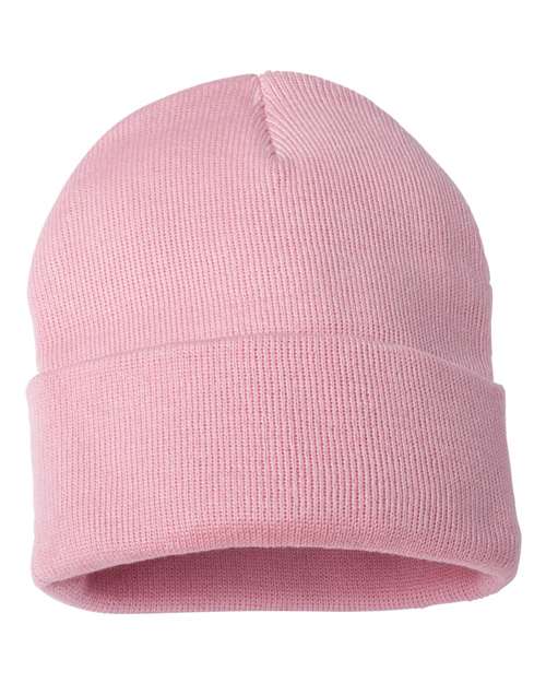 Solid 12" Cuffed Beanie - SP12
