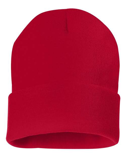 Solid 12" Cuffed Beanie - SP12