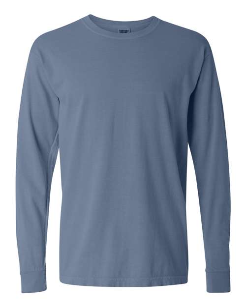 Garment-Dyed Heavyweight Long Sleeve T-Shirt - 6014