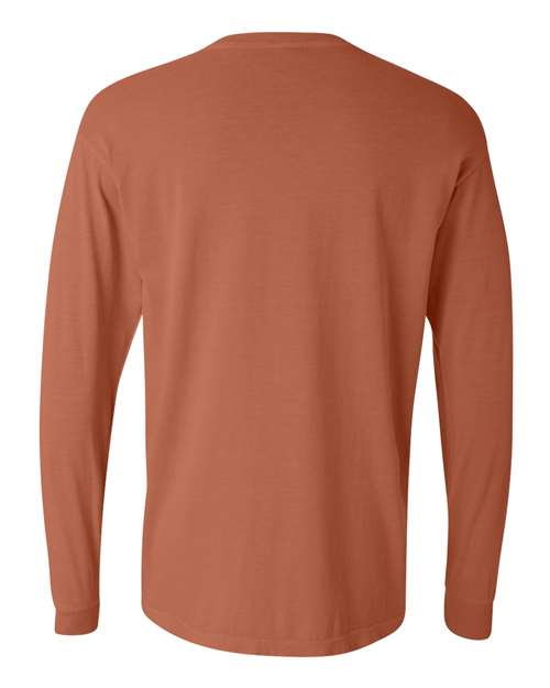 Garment-Dyed Heavyweight Long Sleeve T-Shirt - 6014