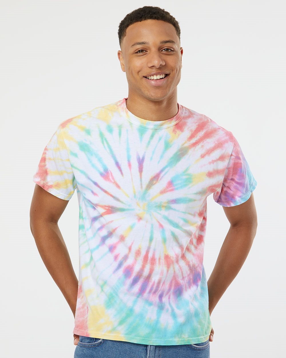 Galaxy Mollusk Spiral Ice Dyed Shirt - XL