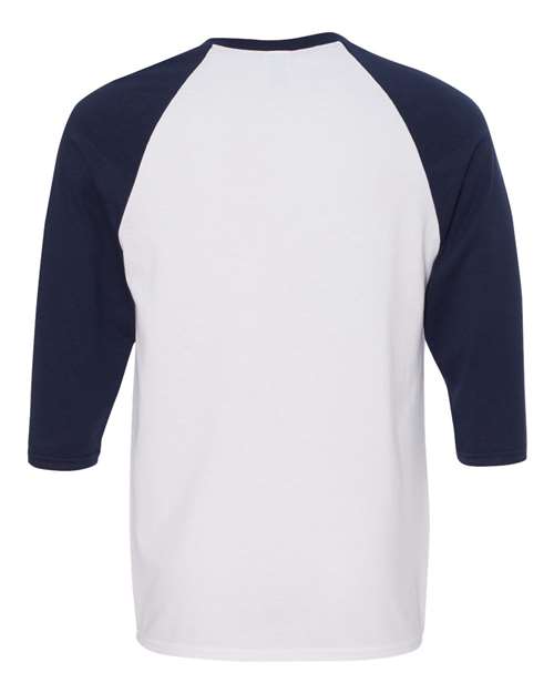 Heavy Cotton™ Raglan Three-Quarter Sleeve T-shirt - 5700