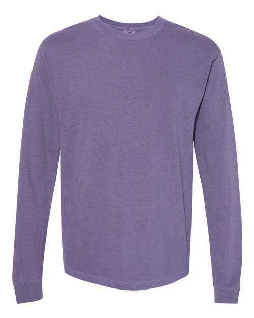 Garment-Dyed Heavyweight Long Sleeve T-Shirt - 6014