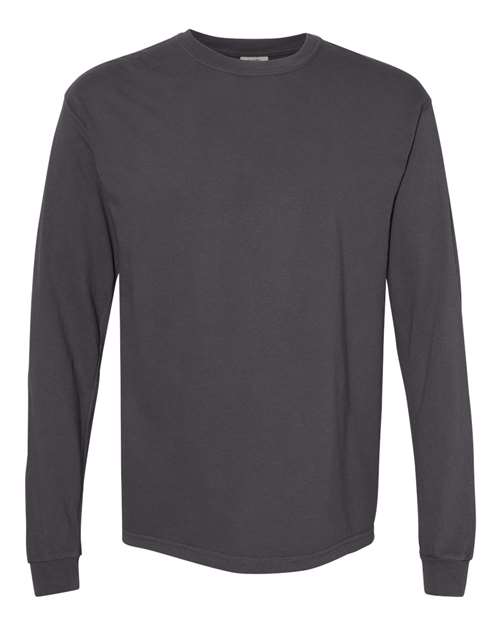 Garment-Dyed Heavyweight Long Sleeve T-Shirt - 6014