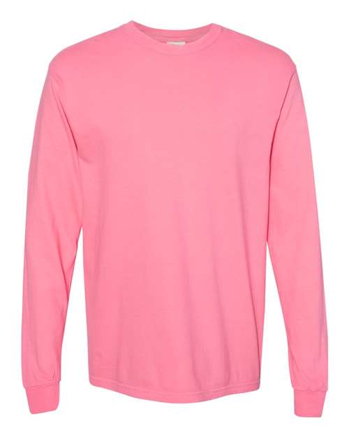 Garment-Dyed Heavyweight Long Sleeve T-Shirt - 6014