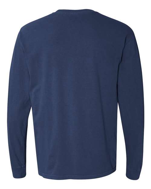 Garment-Dyed Heavyweight Long Sleeve T-Shirt - 6014