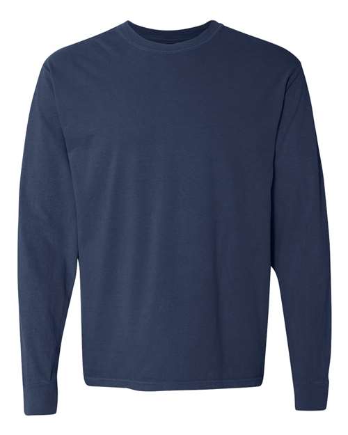 Garment-Dyed Heavyweight Long Sleeve T-Shirt - 6014