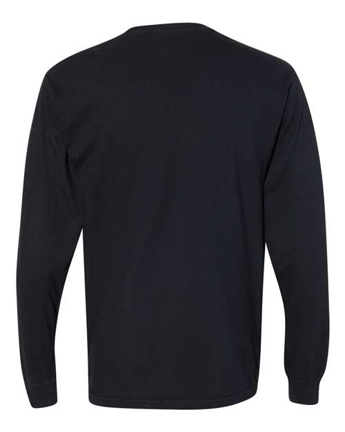 Garment-Dyed Heavyweight Long Sleeve Pocket T-Shirt - 4410