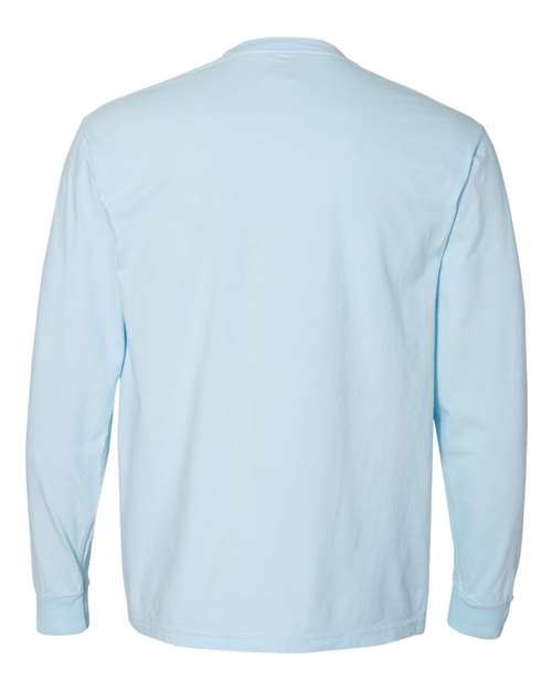 Garment-Dyed Heavyweight Long Sleeve Pocket T-Shirt - 4410